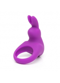 Фиолетовое эрекционное виброкольцо Happy Rabbit Rechargeable Rabbit Cock Ring - Happy Rabbit - в Смоленске купить с доставкой