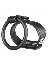 Двойное кольцо выносливости на пенис DUAL STAMINA RING - BlueLine - в Смоленске купить с доставкой