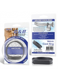 Кольцо на пенис из искусственной кожи на липучке VELCRO COCK RING - 5 см. - BlueLine - в Смоленске купить с доставкой