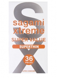 Ультратонкие презервативы Sagami Xtreme Superthin - 36 шт. - Sagami - купить с доставкой в Смоленске