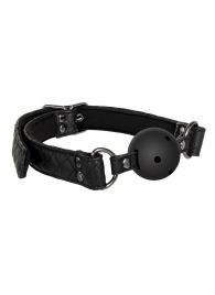 Черный кляп-шарик BALL GAG DIAMOND - Dream Toys - купить с доставкой в Смоленске