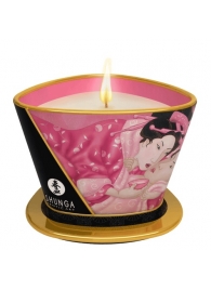 Массажная свеча Rose Petals с ароматом розы - 170 мл. - Shunga - купить с доставкой в Смоленске