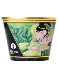 Массажная свеча Exotic Green Tea с ароматом зелёного чая - 170 мл. - Shunga - купить с доставкой в Смоленске