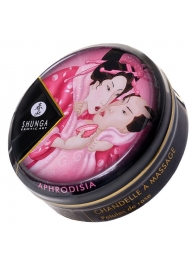 Массажная свеча Rose Petals с ароматом розы - 30 мл. - Shunga - купить с доставкой в Смоленске