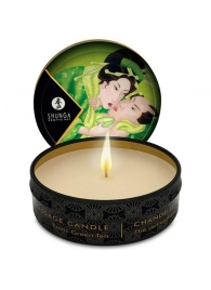 Массажная свеча Exotic Green Tea с ароматом зелёного чая - 30 мл. - Shunga - купить с доставкой в Смоленске