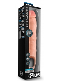 Телесная насадка-удлинитель 11.5 Inch Silicone Cock Sheath Penis Extender - 29,2 см. - Blush Novelties - в Смоленске купить с доставкой