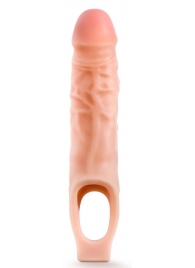 Телесная насадка на пенис 9 Inch Cock Sheath Extender - 22,2 см. - Blush Novelties - в Смоленске купить с доставкой