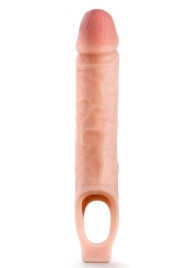 Телесная насадка на пенис 10 Inch Cock Sheath Extender - 25 см. - Blush Novelties - в Смоленске купить с доставкой