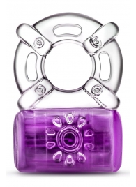 Фиолетовое эрекционное виброкольцо One Night Stand Vibrating C-Ring - Blush Novelties - в Смоленске купить с доставкой