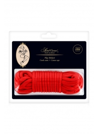 Красная веревка для фиксации - 10 м. - Sweet Caress - купить с доставкой в Смоленске