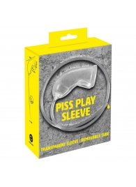 Прозрачная насадка на пенис Piss Play Sleeve для игр с мочеиспусканием - Orion - купить с доставкой в Смоленске