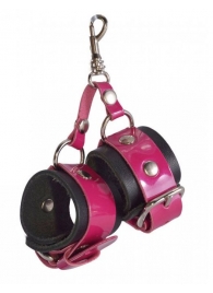 Розово-черный брелок  Наручники - Sitabella - купить с доставкой в Смоленске