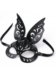 Черная ажурная маска  Зайка  с ушками - Crazy Handmade - купить с доставкой в Смоленске