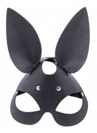 Черная гладкая маска  Зайка  с длинными ушками - Crazy Handmade - купить с доставкой в Смоленске