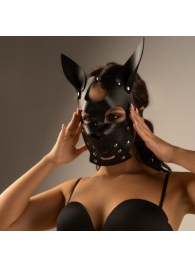 Черная маска  Собака  с ушками - Crazy Handmade - купить с доставкой в Смоленске