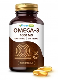 Пищевая добавка SuperCaps OMEGA-3 - 50 капсул (1000 мг) - SuperCaps - купить с доставкой в Смоленске