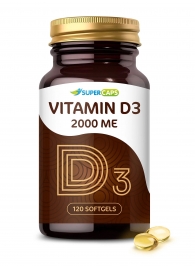 Пищевая добавка SuperCaps VITAMIN D3 2000 ME - 120 капсул - SuperCaps - купить с доставкой в Смоленске