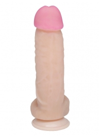 Крупный фаллоимитатор на присоске - 20 см. - LOVETOY (А-Полимер)