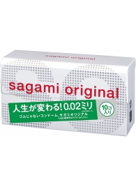 Ультратонкие презервативы Sagami Original 0.02 - 10 шт. - Sagami - купить с доставкой в Смоленске