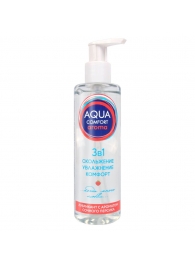 Гель-лубрикант на водной основе Aqua Comfort Aroma с ароматом персика - 195 гр. - Биоритм - купить с доставкой в Смоленске