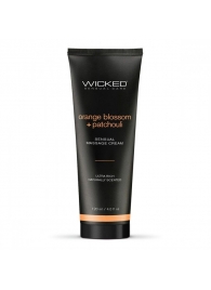 Массажный легкий крем WICKED Orange Blossom plus Patchouli - 120 мл. - Wicked - купить с доставкой в Смоленске