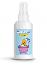 Антибактериальный спрей для очистки секс-игрушек с ароматом дыни  Москва Чистая  - 100 мл. - Москва - купить с доставкой в Смоленске