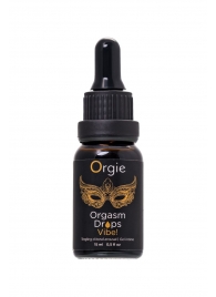 Возбуждающий гель для клитора ORGIE Orgasm Drops Vibe - 15 мл. - ORGIE - купить с доставкой в Смоленске