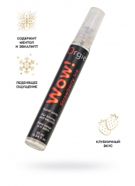 Оральный спрей ORGIE Wow! Strawberry Ice Blowjob Spray с охлаждающим и возбуждающим эффектом - 10 мл. - ORGIE - купить с доставкой в Смоленске