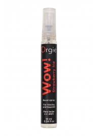 Оральный спрей ORGIE Wow! Strawberry Ice Blowjob Spray с охлаждающим и возбуждающим эффектом - 10 мл. - ORGIE - купить с доставкой в Смоленске