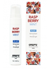 Возбуждающий гель Raspberry Mint с ароматом малины и мяты - 15 мл. - Exsens - купить с доставкой в Смоленске