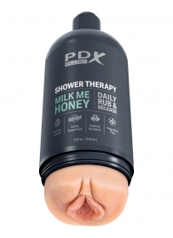 Телесный мастурбатор-вагина Shower Therapy Milk Me Honey - Pipedream - в Смоленске купить с доставкой