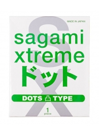 Презерватив Sagami Xtreme Type-E с точками - 1 шт. - Sagami - купить с доставкой в Смоленске