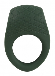 Зеленое эрекционное виброкольцо Luxurious Vibro Cock Ring - Orion - в Смоленске купить с доставкой