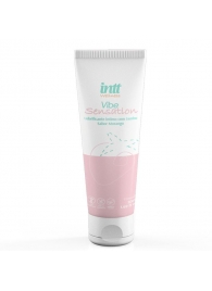 Лубрикант на водной основе Vibe Sensation с клубничным вкусом и легким вибрирующим эффектом - 50 гр. - INTT - купить с доставкой в Смоленске