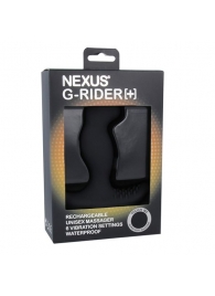 Черный вибромассажер простаты Nexus G-Rider+ - 12,6 см. - Nexus Range - в Смоленске купить с доставкой