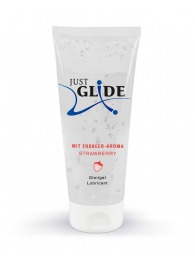Лубрикант на водной основе Just Glide Strawberry с ароматом клубники - 200 мл. - Orion - купить с доставкой в Смоленске