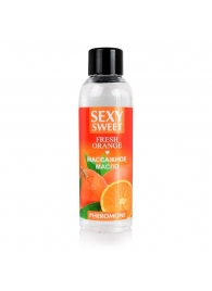 Массажное масло Sexy Sweet Fresh Orange с ароматом апельсина и феромонами - 75 мл. - Биоритм - купить с доставкой в Смоленске