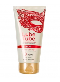 Интимный гель на водной основе Lube Tube Hot с разогревающим эффектом - 150 мл. - ORGIE - купить с доставкой в Смоленске