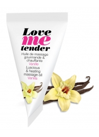 Съедобное согревающее массажное масло Love Me Tender Vanilla с ароматом ванили - 10 мл. - Love to Love - купить с доставкой в Смоленске