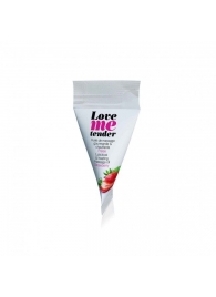 Съедобное согревающее массажное масло Love Me Tender Strawberry с ароматом клубники - 10 мл. - Love to Love - купить с доставкой в Смоленске
