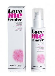 Съедобное согревающее массажное масло Love Me Tender Cotton Candy с ароматом сладкой ваты - 100 мл. - Love to Love - купить с доставкой в Смоленске