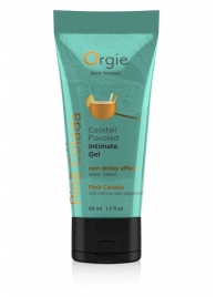 Съедобный интимный гель Orgie Lube Tube Cocktail Pina Colada - 50 мл. - ORGIE - купить с доставкой в Смоленске