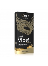 Съедобный гель Dual Vibe Pina Colada с эффектом вибрации и вкусом коктейля пина колада - 15 мл. - ORGIE - купить с доставкой в Смоленске