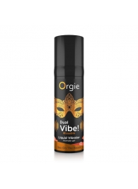 Съедобный гель Dual Vibe Sex On The Beach с эффектом вибрации и вкусом коктейля «секс на пляже» - 15 мл. - ORGIE - купить с доставкой в Смоленске