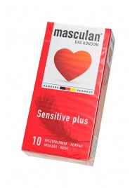Презервативы Masculan Sensitive plus - 10 шт. - Masculan - купить с доставкой в Смоленске
