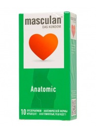 Презервативы анатомической формы Masculan Anatomic - 10 шт. - Masculan - купить с доставкой в Смоленске