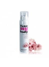 Массажная хрустящая пенка Tickle My Body Cherry Blossom с ароматом вишневого цвета - 150 мл. - Love to Love - купить с доставкой в Смоленске