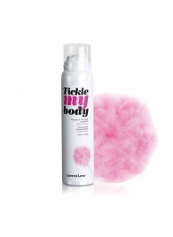 Массажная хрустящая пенка Tickle My Body Cotton Candy с ароматом сладкой ваты - 150 мл. - Love to Love - купить с доставкой в Смоленске