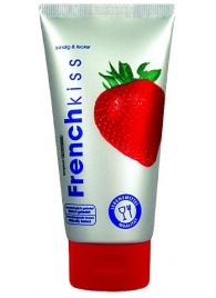 Съедобный лубрикант Frenchkiss с ароматом клубники - 75 мл. - Joy Division - купить с доставкой в Смоленске