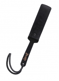 Черный кожаный пэддл - 37 см. - Pecado - купить с доставкой в Смоленске